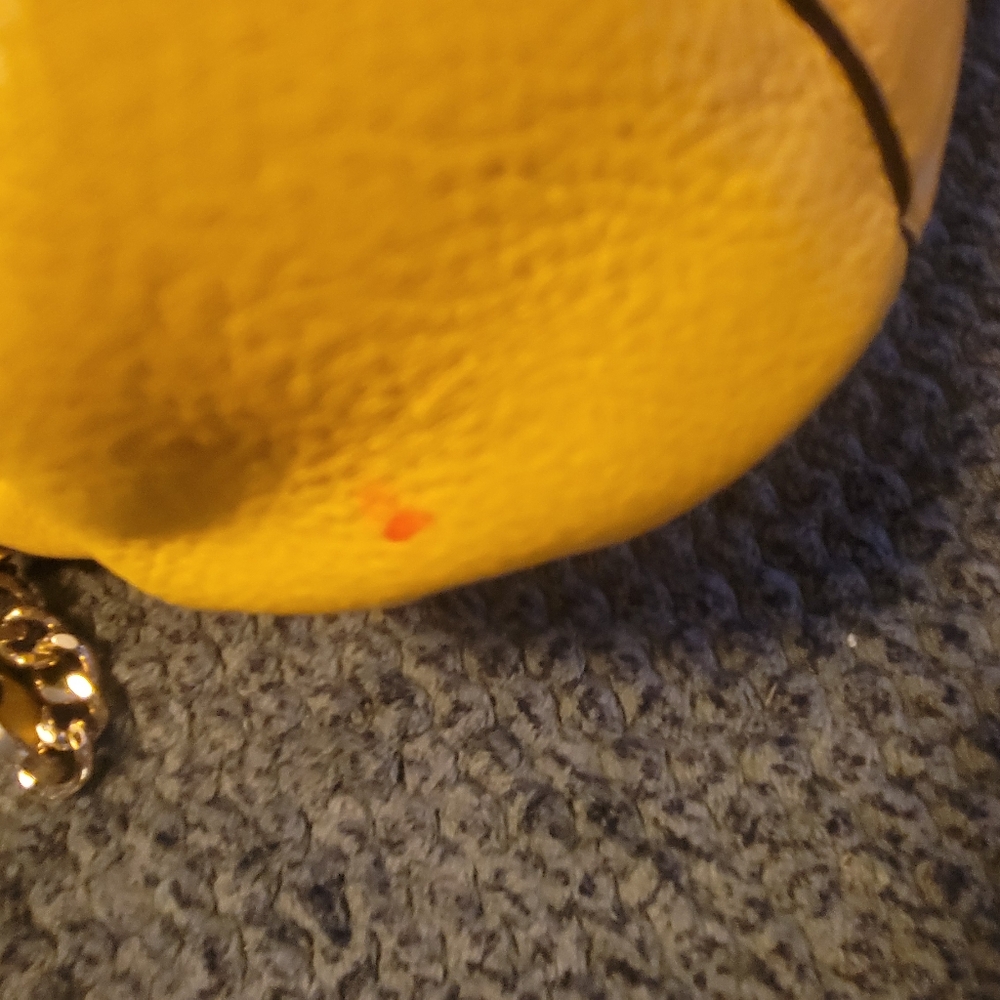 Michael Kors Yellow Leather Shoulder Bag - Picture 5 of 10
